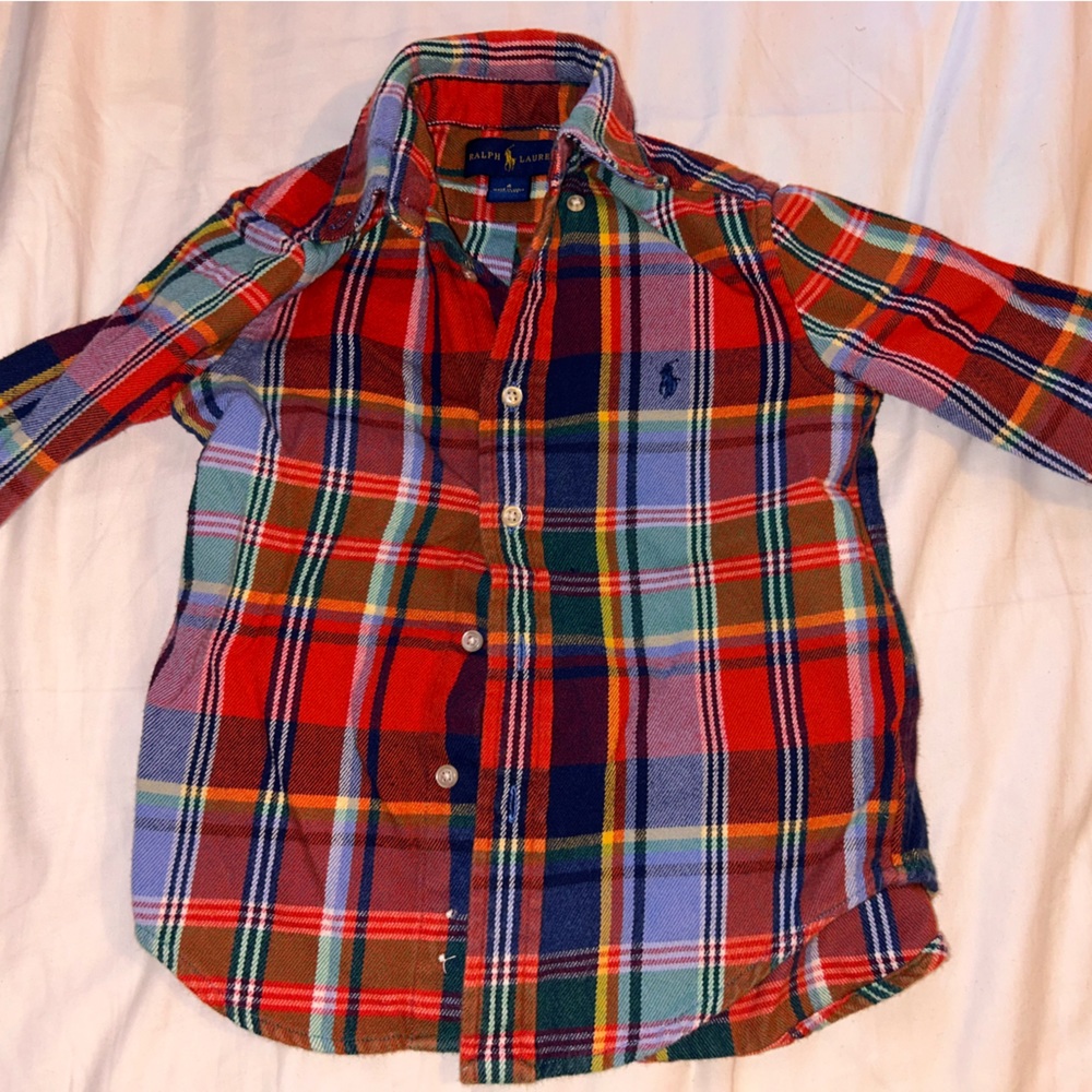Ralph Lauren toddler boy long sleeve shirt 4t